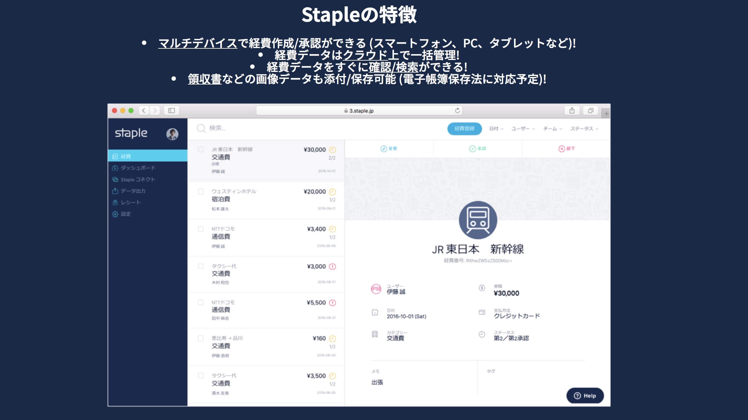 Staple ステイプル 経費精算の特徴 評判 料金を徹底解説 起業ログ